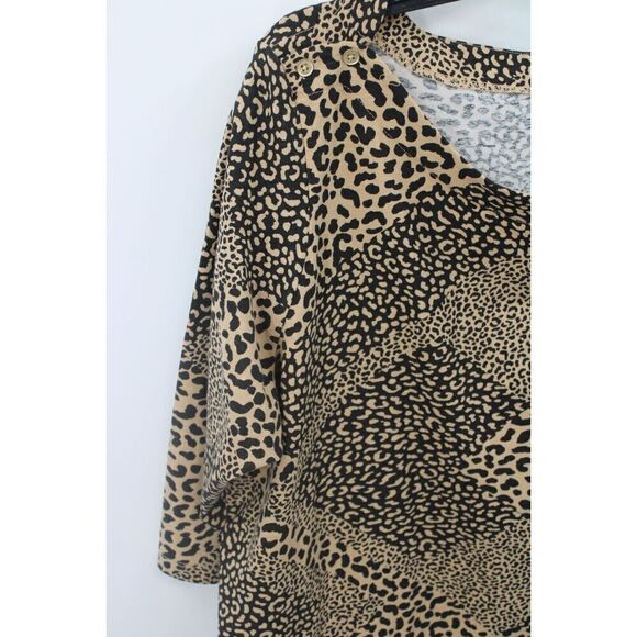 JESSICA LONDON CHEETAH PRINT Blouse Plus SIZE 22/24 - Picture 5 of 9